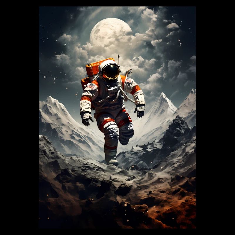 Astronaut im All