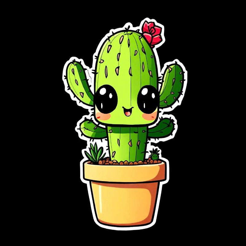 Cactus Mignon Kawaii