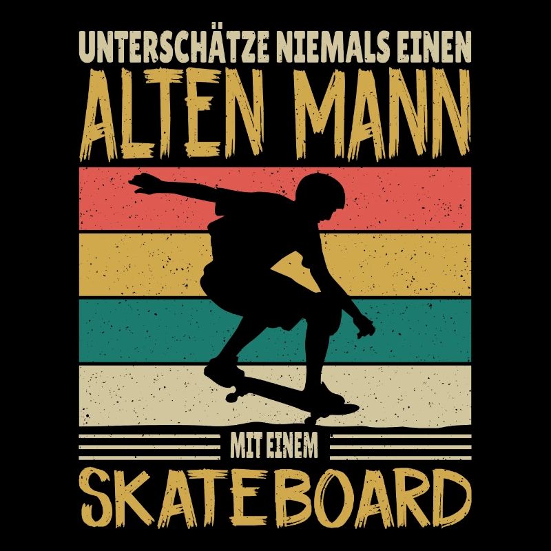 Skateboarder Motiv beim Skating in der Halfpipe
