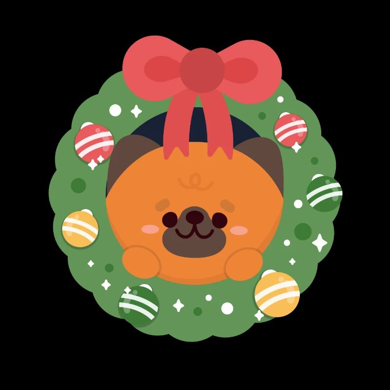 Deutscher Schäferhund Weihnachten