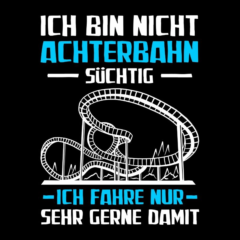 Freizeitpark Rollercoaster Achterbahn süchtig