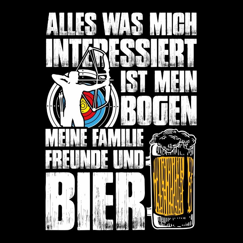 Bier Pfeil und Bogen Bogenschießen Bogenschütze