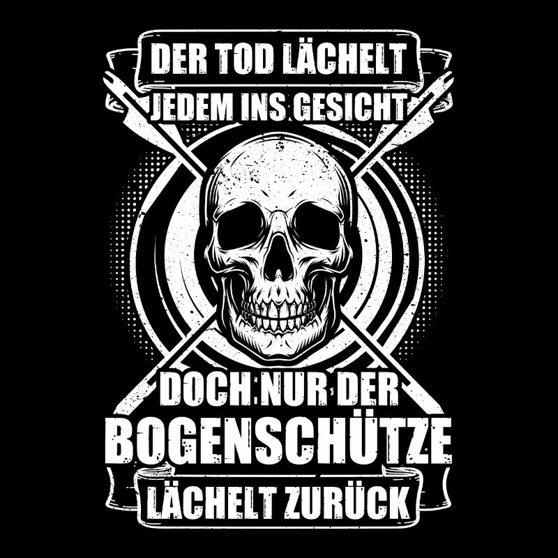 Der Tod Pfeil und Bogen Bogenschießen Bogenschütze