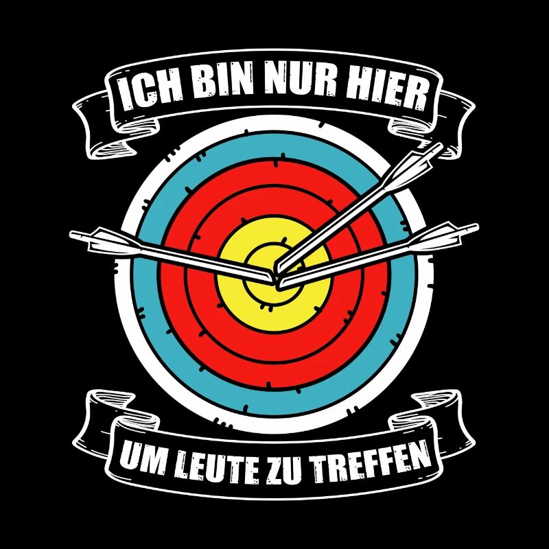 Nur hier Pfeil Bogen Bogenschießen Bogenschütze