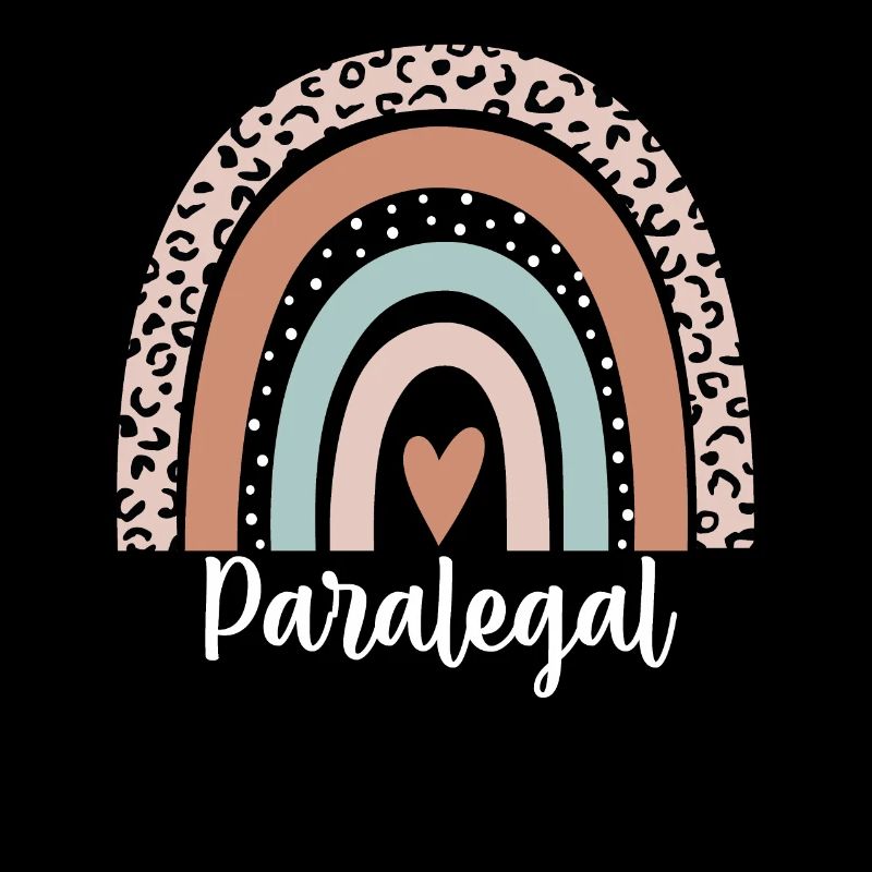 Paralegal Rainbow Leopard Funny Paralegal