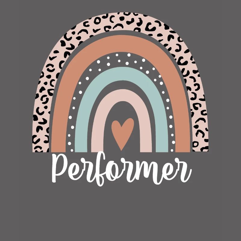 Performer Rainbow Leopard Funny Performer