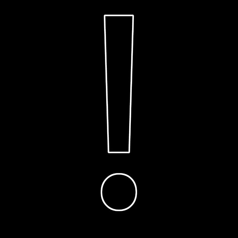 point d'exclamation
