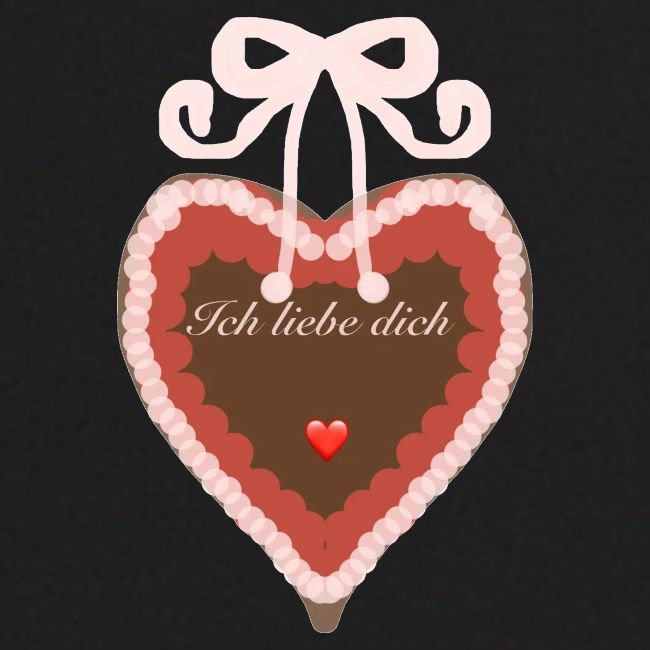 Lebkuchenherz ich liebe dich
