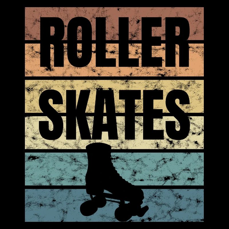 Les patineurs vont à Roller Skate Crunge Effect