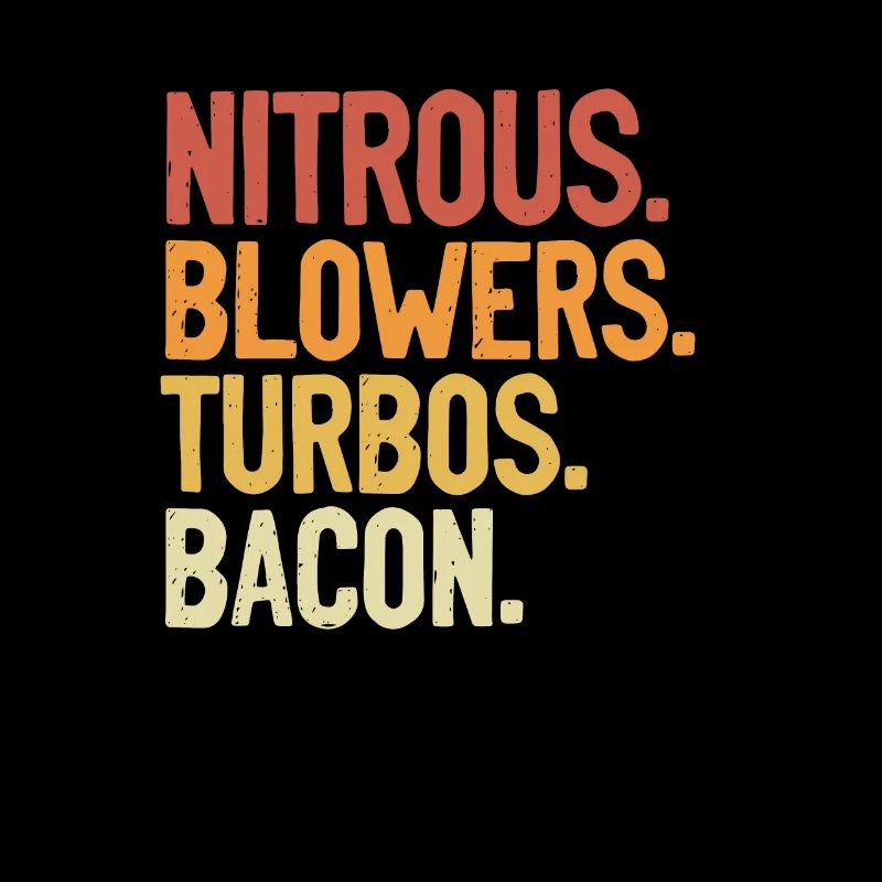 Nitrous Blowers Turbos & Bacon Amateur de viande Bacon