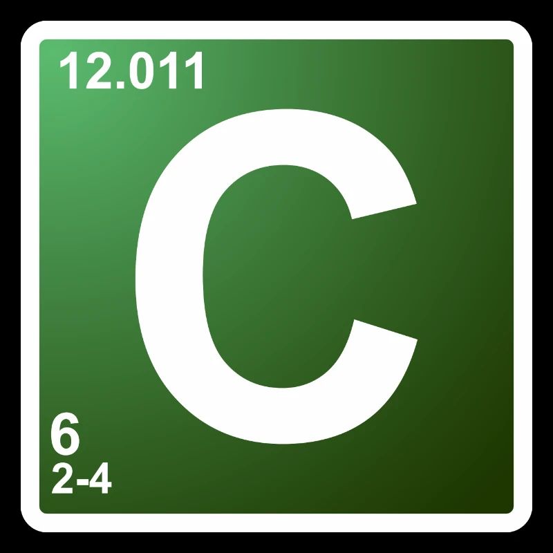 C - élément de chimie du carbone 6