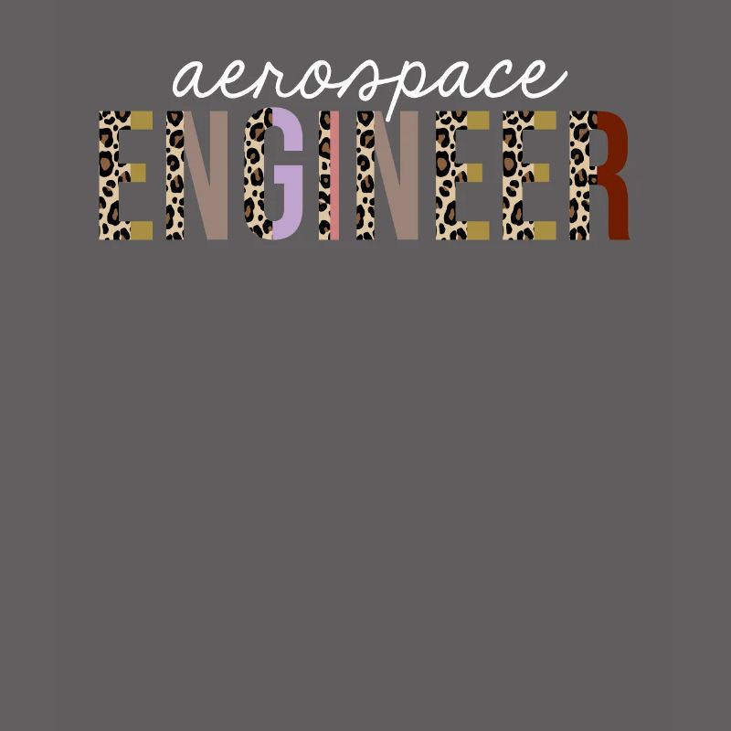 Aerospace Engineer Leopard Print Funny Gift