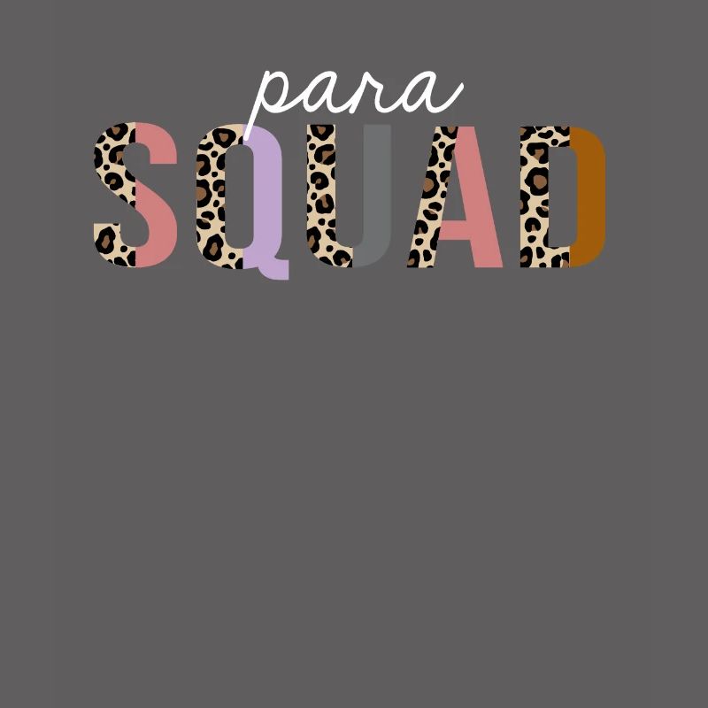 Para Squad Leopard Print Funny Gift