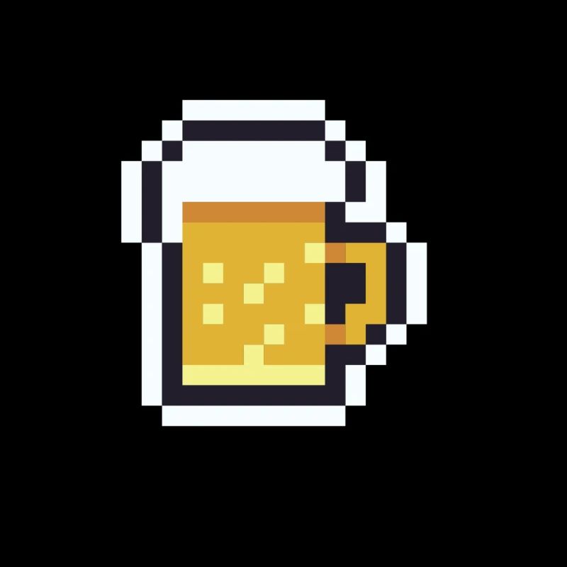 Pixel Bierkrug