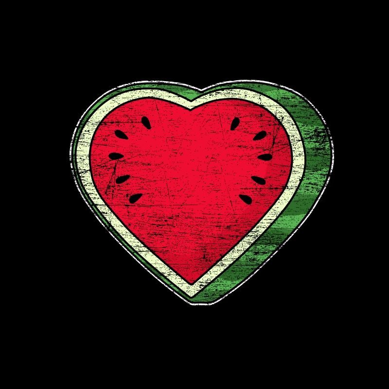 Wassermelone Herz
