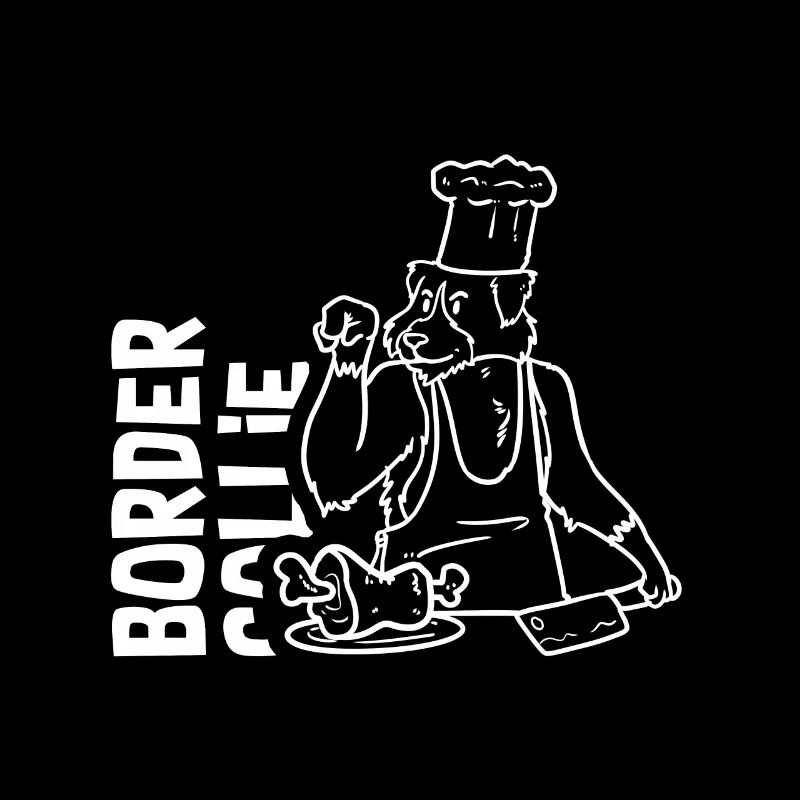 Border Collie Chef cuisinier