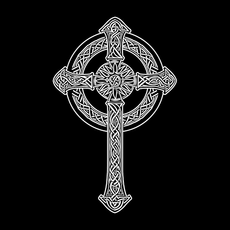 Mandala celtic cross
