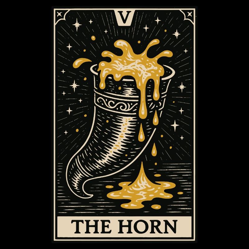 The Horn – Mead Tarot Drinking Ritual Card