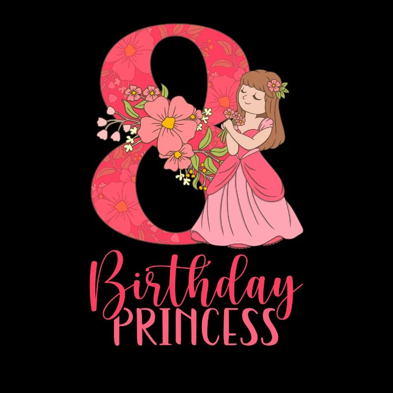 La princesse d’anniversaire a huit ans