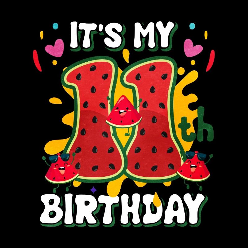 11e anniversaire Cadeau d’été de pastèque