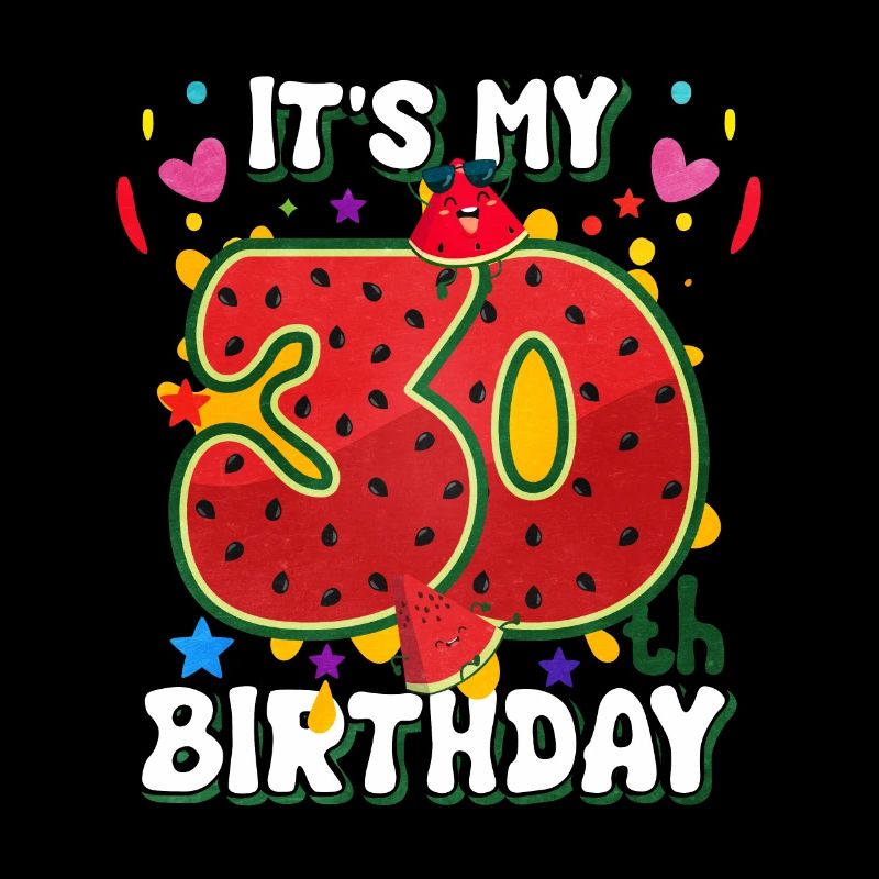 30e anniversaire Cadeau d’été de pastèque
