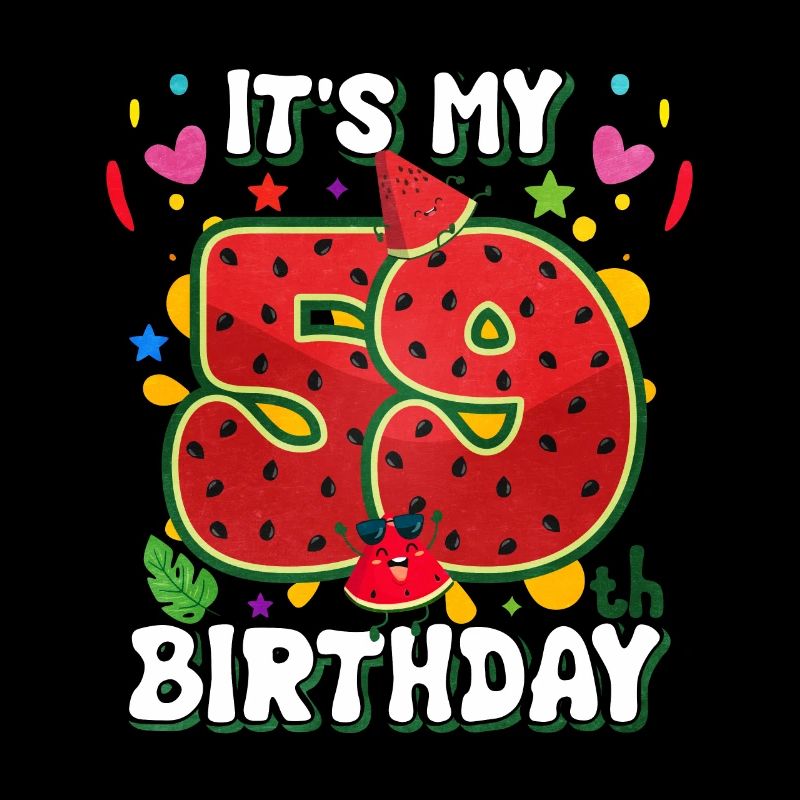 59e anniversaire Pastèque