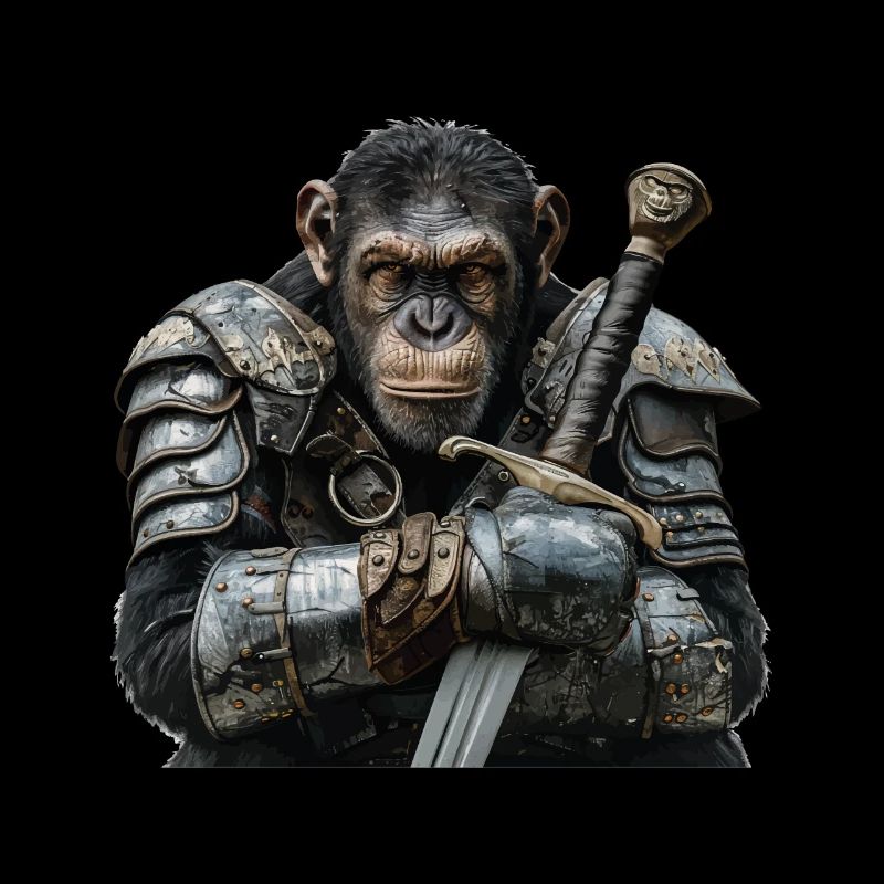 Chimpanzee Knight Middle Ages