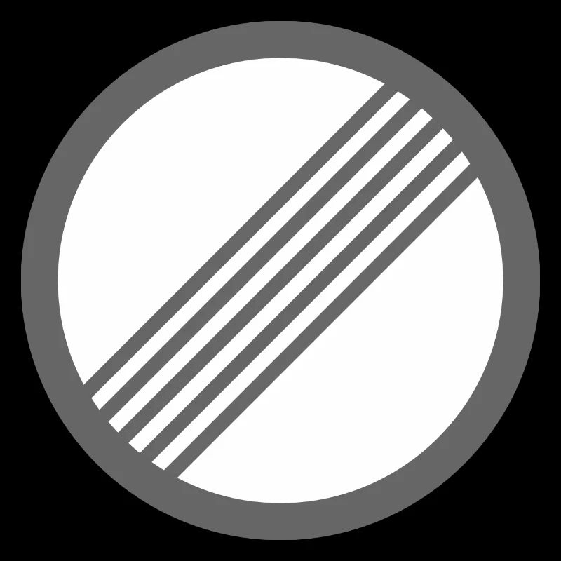 Traffic sign speed free highway