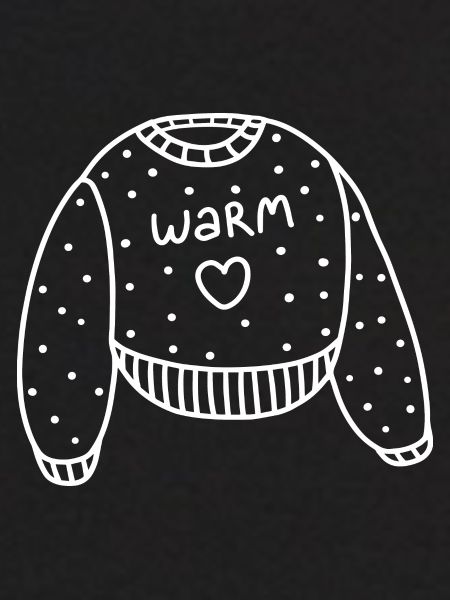Gemütlicher warmer Wollpullover