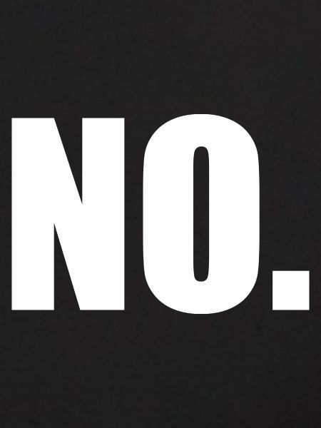 No