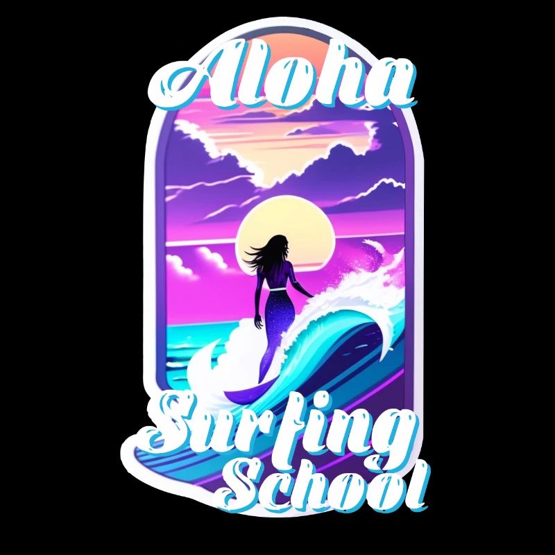 Aloha Surfschule - Retro Vintage