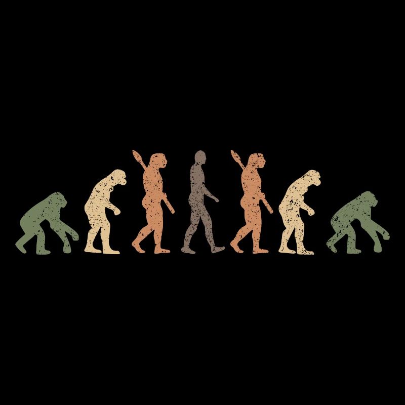 Drôle d’évolution de l’homme au singe singe