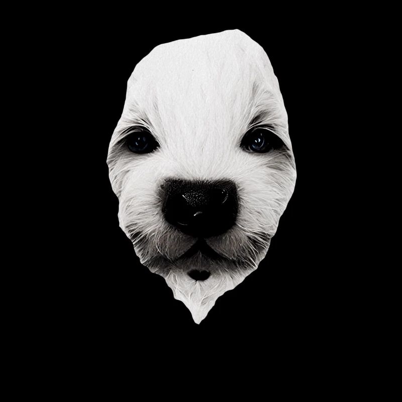 Visage de chiot