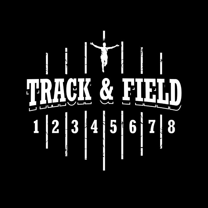 Conception graphique d'athlétisme artistique Running Tr