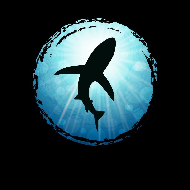 Requin ombre silhouette mer océan requin plongée