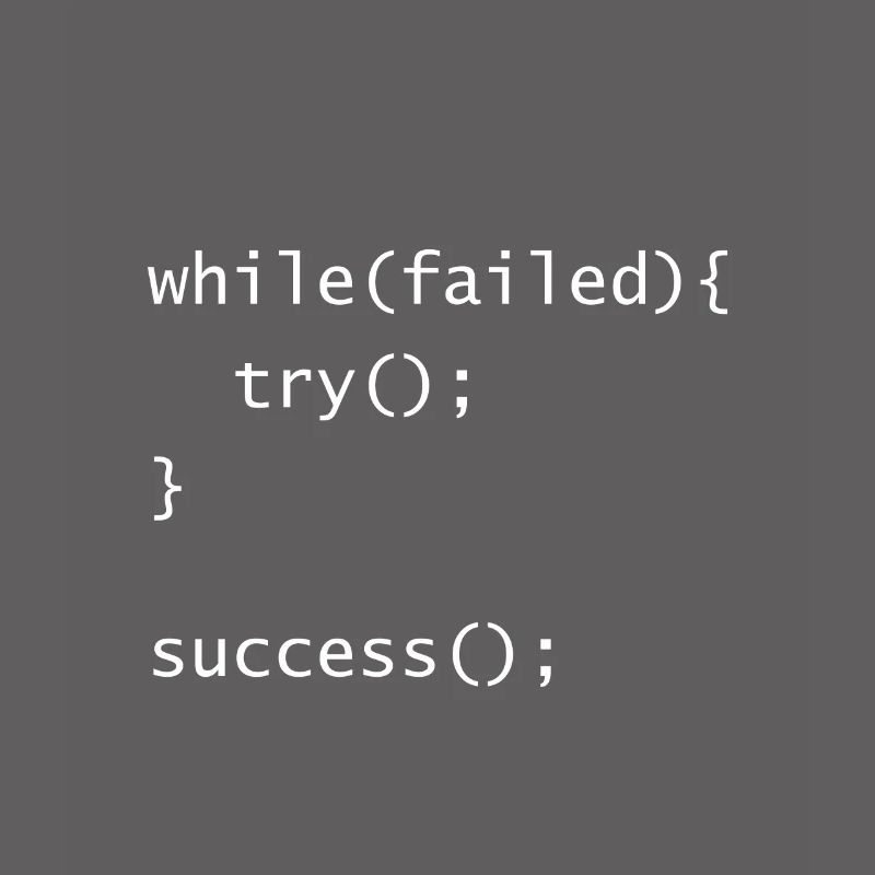 Programmeur Ne pas abandonner succès Nerd Design