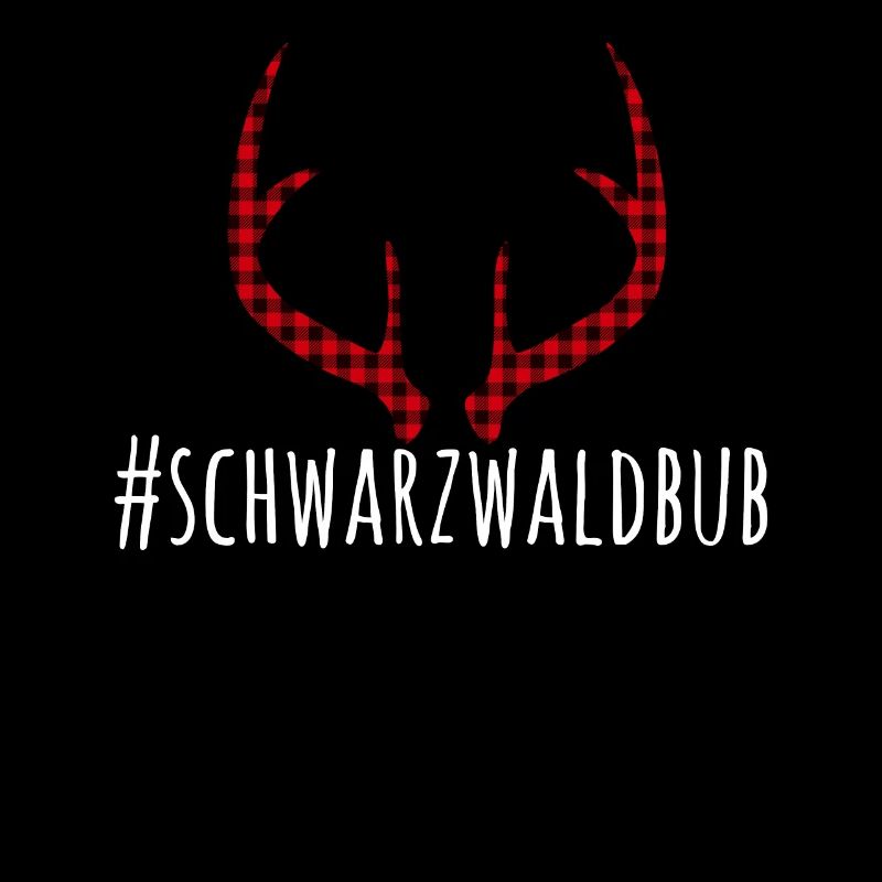 Schwarzwaldbub lustiger Spruch Design Hirsch