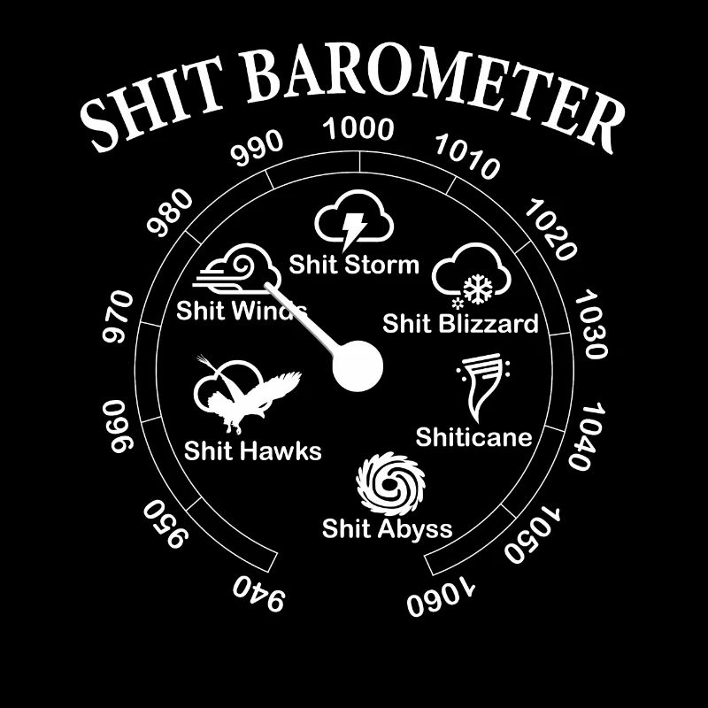 Trailer Park Shit Barometer - drôle