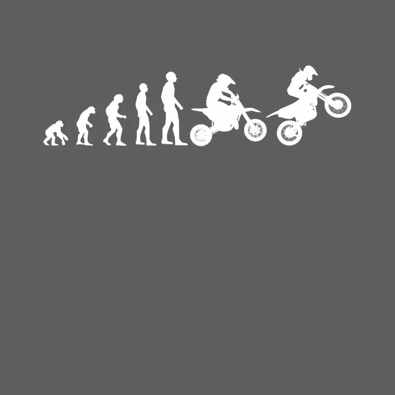 Motorrad Evolution der Menschen - Lustiges
