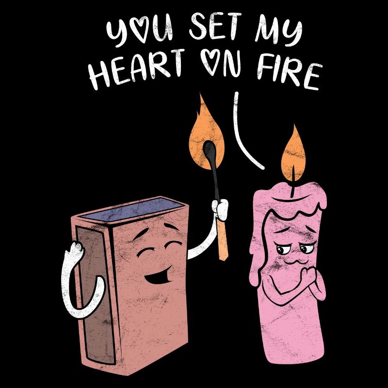The black flare is high on fire