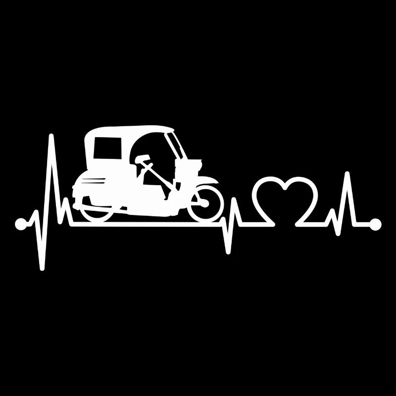 Simson Duo heartbeat white