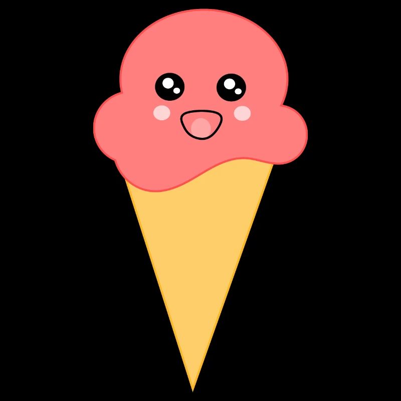 Eis Eiscreme Erdbeereis