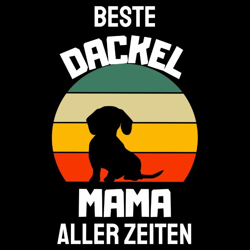 Retro Hunde Mama Dackel