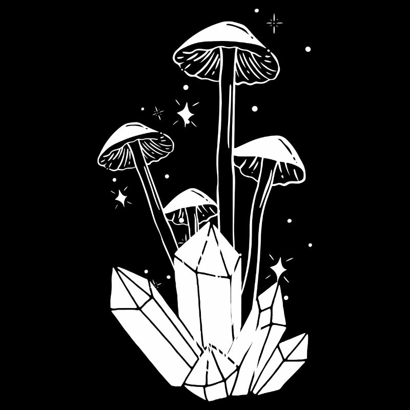 champignon cristal