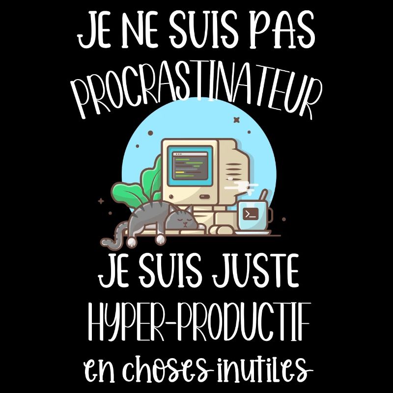 je ne suis pas procrastinateur