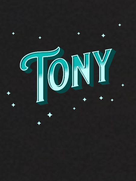 Tony name personalized