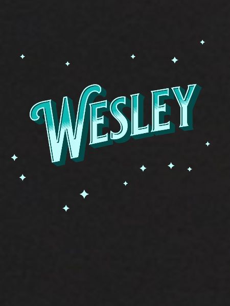 Wesley name personalized