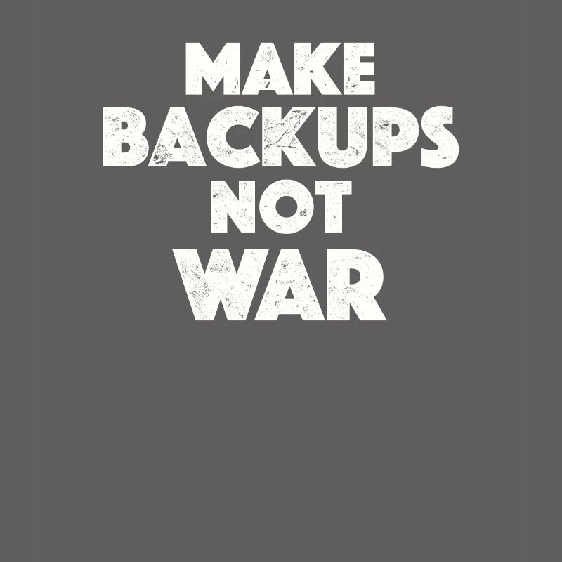 Admin Make Backups Data Backup IT Computer