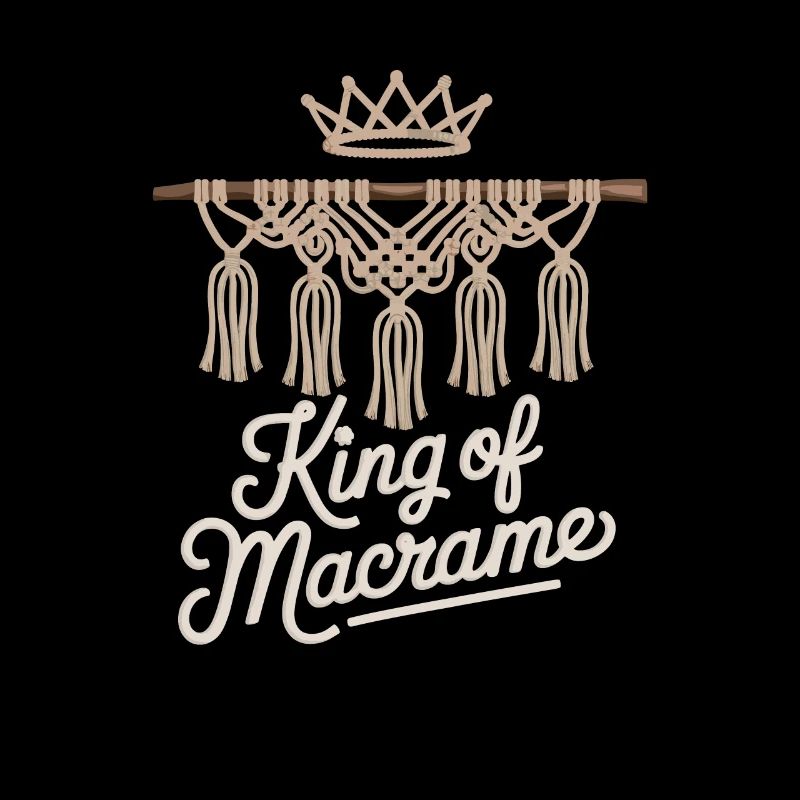 Le joyeux roi du macramé
