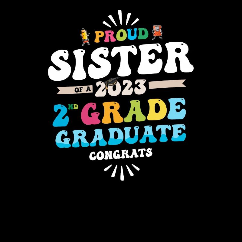Fière soeur d’une classe de 2e année de 2023